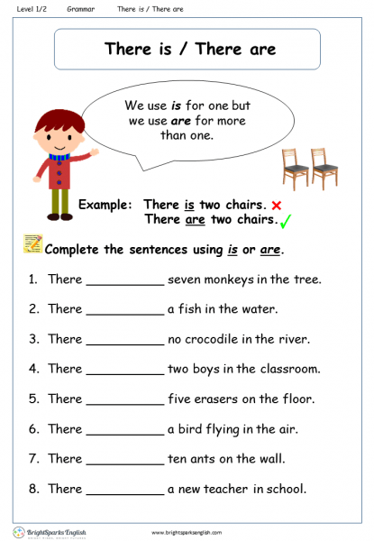 There Is There Are Worksheet â English Treasure Trove