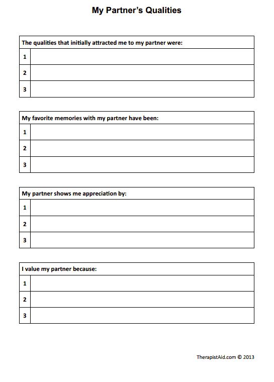 Free Marriage Counseling Worksheets Home Ideas,