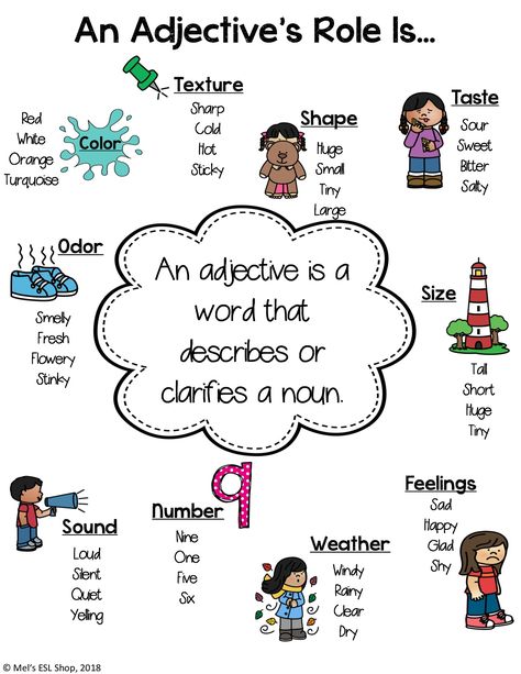 Esl Adjectives Esl Flashcards, Worksheets & Activities