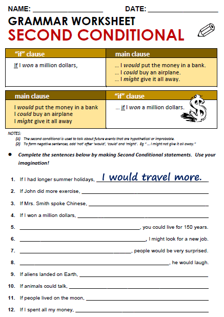 Second Conditional