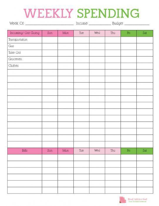 17 Brilliant And Free Monthly Budget Template Printable You Need