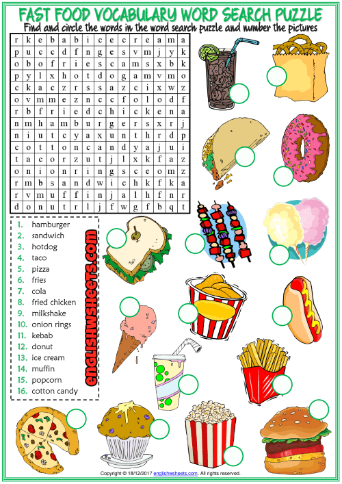A Fun Esl Printable Word Search Puzzle Worksheet With Pictures For