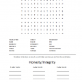 Honesty Worksheets For Children