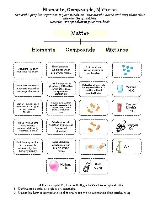 Mixtures Worksheets â Odmartlifestyle Com