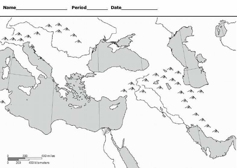 Blank Map Of Ancient Mesopotamia