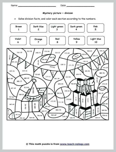 Fun Division Worksheets â Worksheets Samples