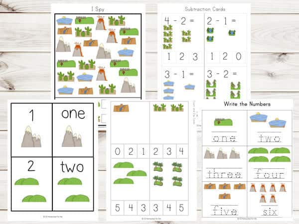 Landforms Printable Pack