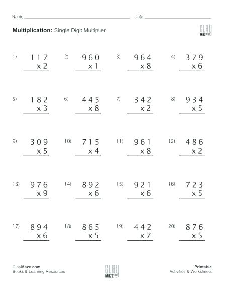 Math Division Worksheets â Akasharyans Com