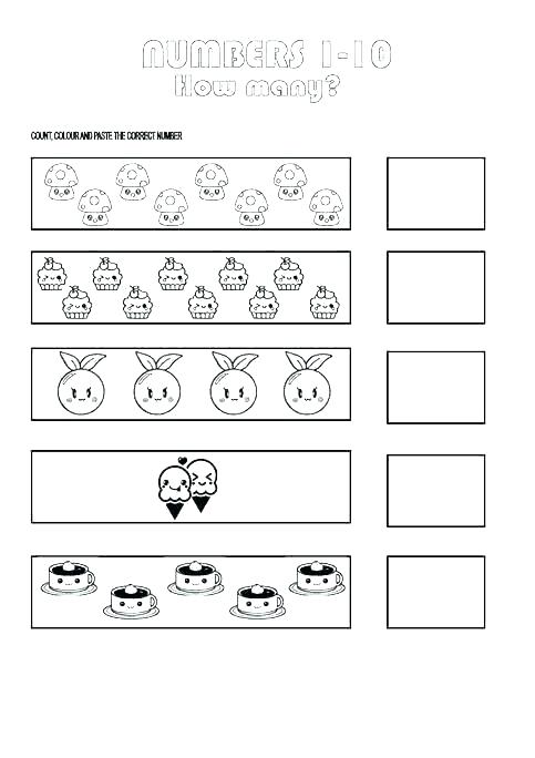 Number 1 10 Worksheets â Akasharyans Com