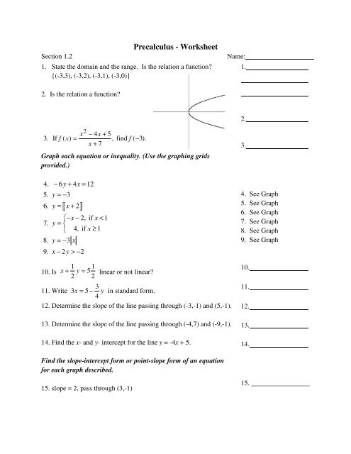 Precalculus