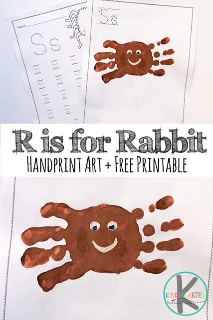 S Is For Spider Handprint Art â Kindergarten Worksheets And Games